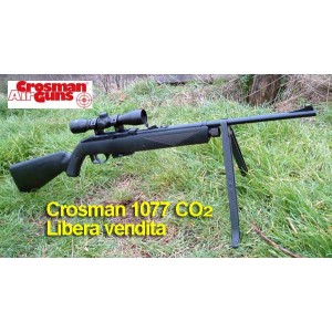 CROSMAN 1077 + OTTICA 4X32 E BIPIEDE