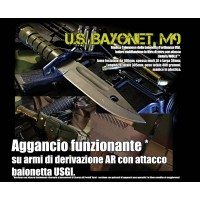 Baionetta M9 con fodero