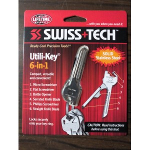 SWISS TECH UTILI-KEY 6 in 1