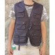 GILET PESCATORE - BLU