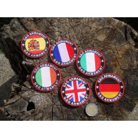 SET PATCH NAZIONI VELCRO