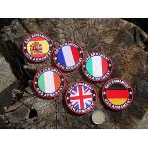 SET PATCH NAZIONI VELCRO