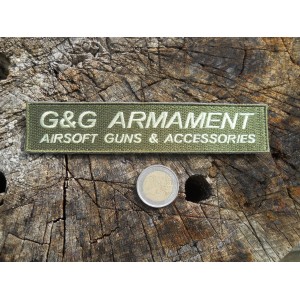 PATCH STRISCIA G&G ARMAMENT SOFTAIR GREEN