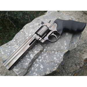 DAN WESSON 715 REVOLVER 6" SILVER GREY RIFLED