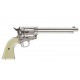 UMAREX COLT 7,5" - NIKEL PLASTIC IVORY GRIP  - RIFLED